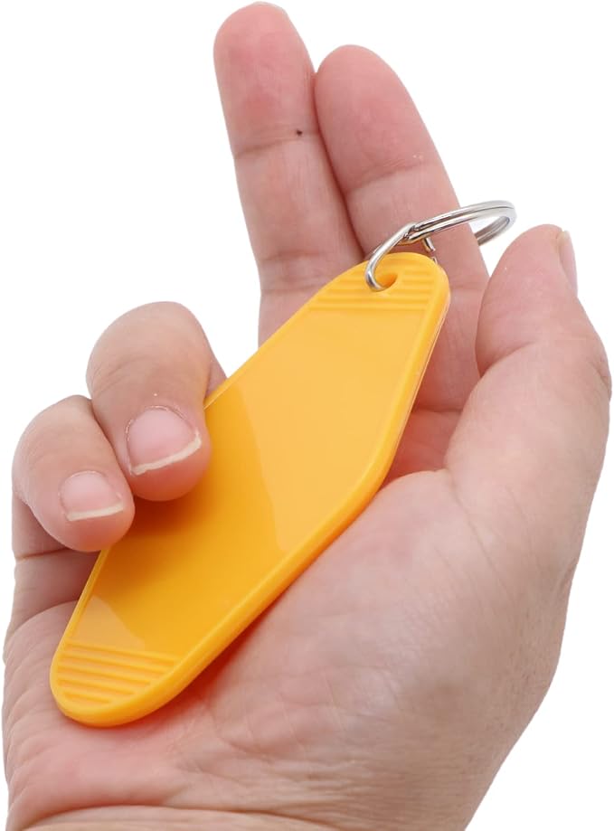 10pcs Blank Hotel Keychains Bulk Vintage Motel Keychain Vinyl HTV printing