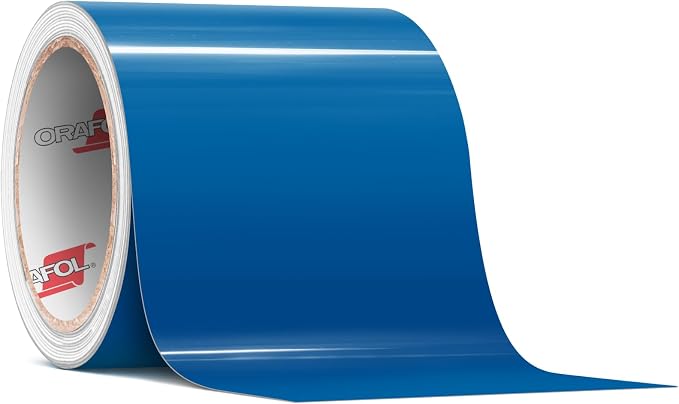 ORACAL 651 Gloss Sky Blue Permanent Vinyl Tape Roll – Premium Adhesive Film