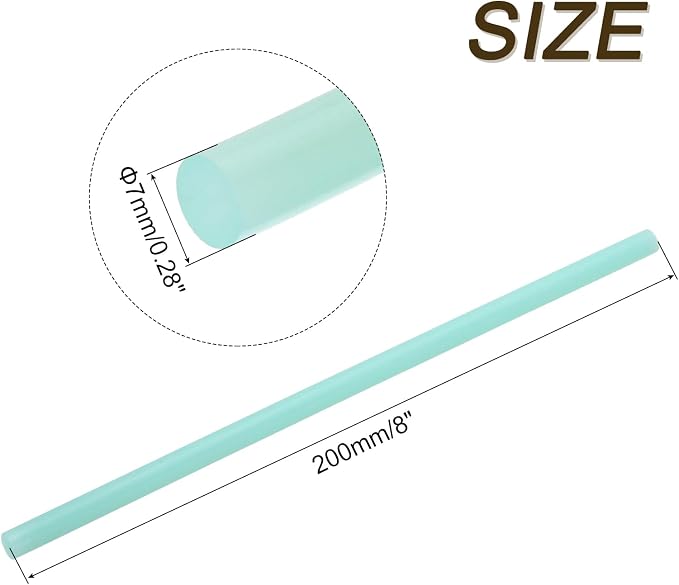 uxcell 30pcs 7mm x 200mm Mini Hot Glue Sticks
