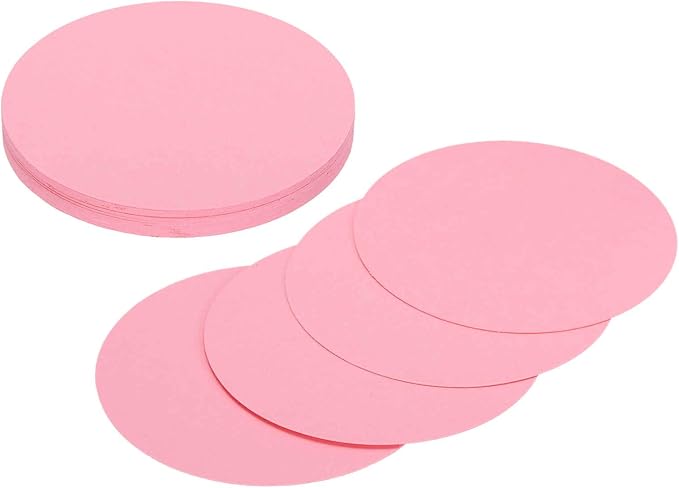 MECCANIXITY 24 Pcs Circle Card Stock, 2 Inch Round Cutouts Paper Thick