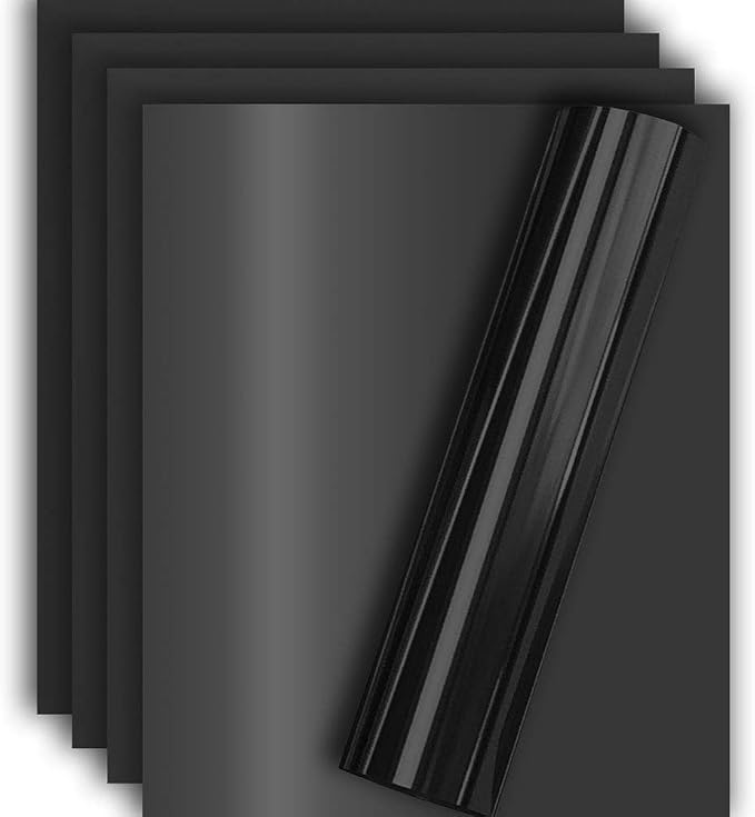 Black Foil HTV Heat Transfer Vinyl