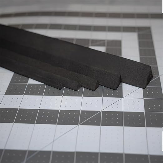 EVA Foam Dowels – Triangular Bevels Sold in 5 Sizes