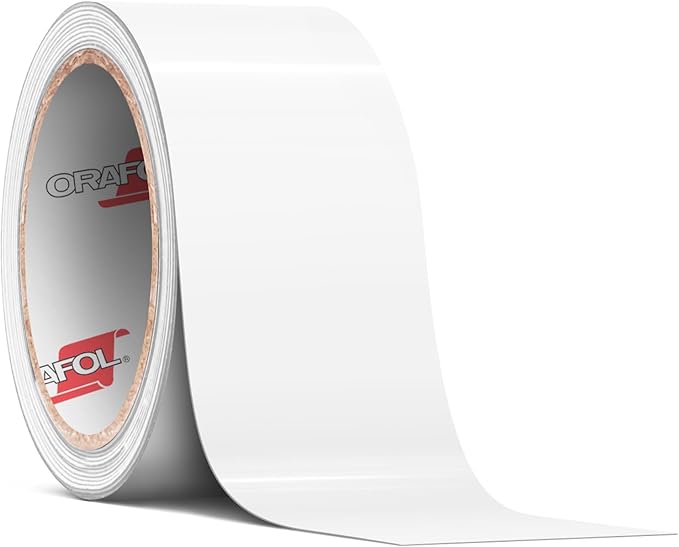 ORACAL 651 Gloss White Permanent Vinyl Tape Roll – Premium Adhesive Film