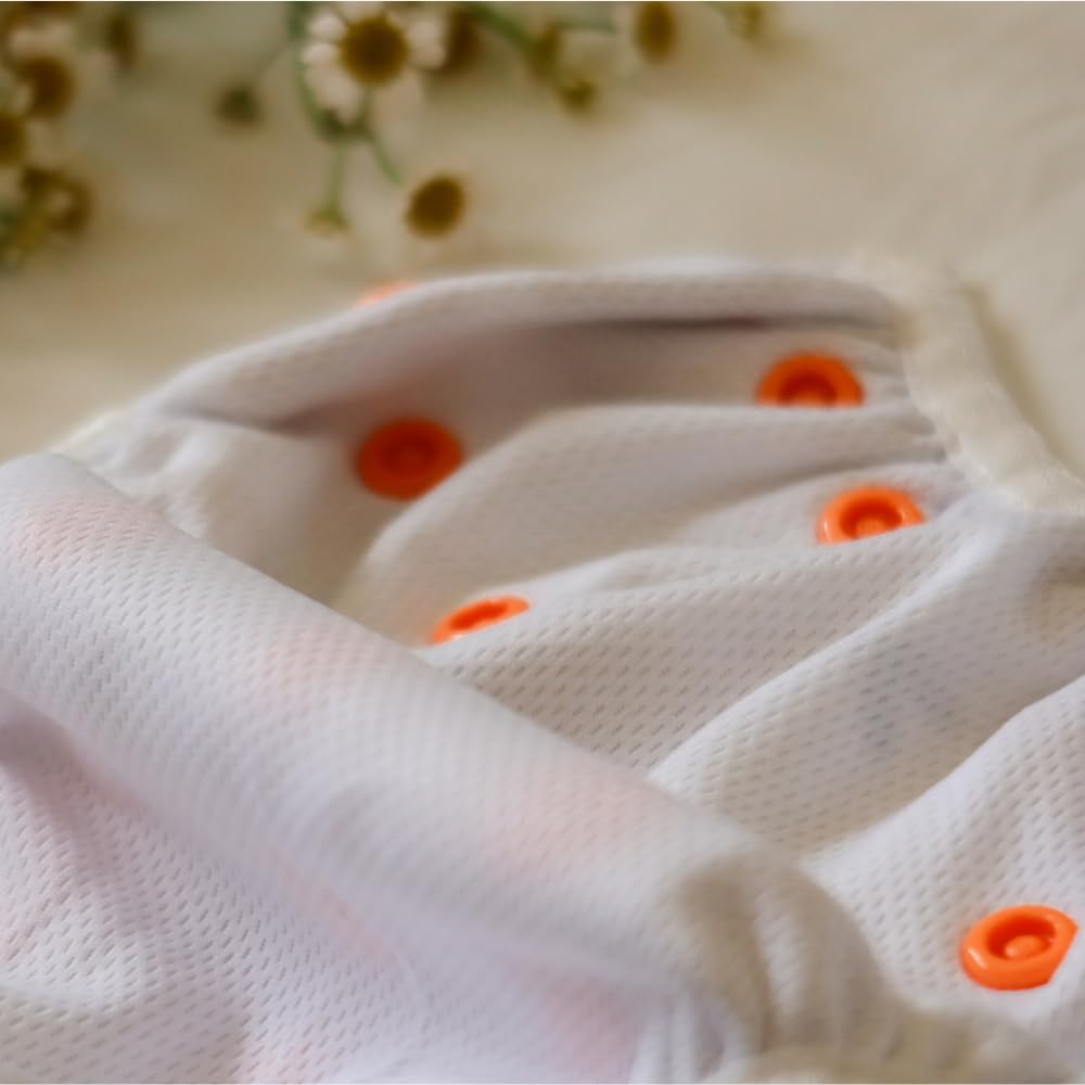 Nora's Nursery Reusable Swim Diapers and Wet Bag - One Size Fully Adjustable - Harbor Hues Unisex 3 Pack with Wet Bag