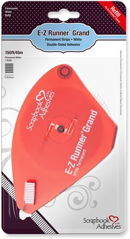 Scrapbook Adhesives by 3L 01251-6 Double-Sided E-Z Runner Grand Adhesive Refill