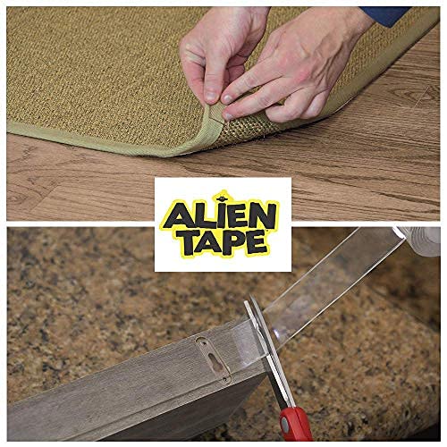 ALIEN TAPE Heavy Duty Double Sided Tape, Nano Tape, Feet Clear Adhesive Tape