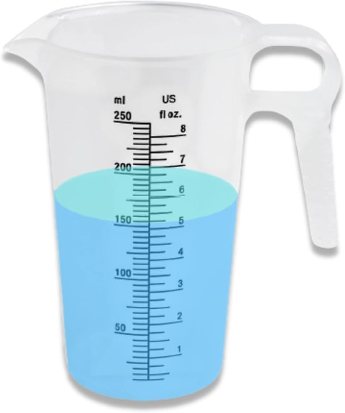 ACCUPOUR 8oz Measuring Pitcher, Pool and Lawn