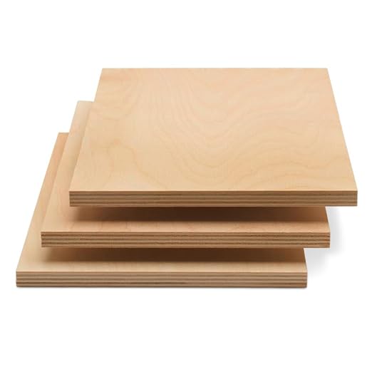 Baltic Birch Plywood 8 x 12 x 1/2 Inch - 12 mm Craft Wood
