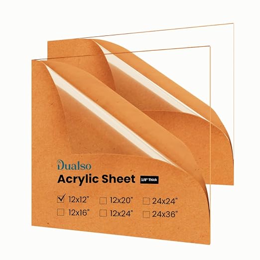 Plexiglass Sheets 1/8" Thick Acrylic Sheets