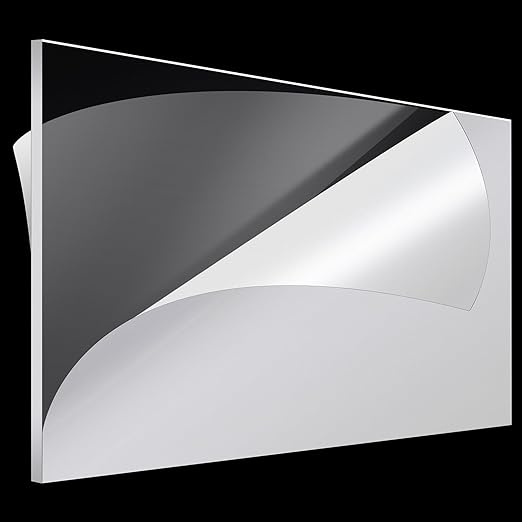 Roowest 1 Pcs 24 x 48 Inch, 1/8 Inch Thick Clear Acrylic Sheets Plastic