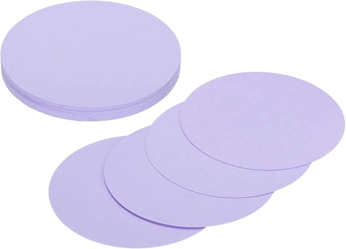 MECCANIXITY 24 Pcs Circle Card Stock, 2 Inch Round Cutouts Paper Thick