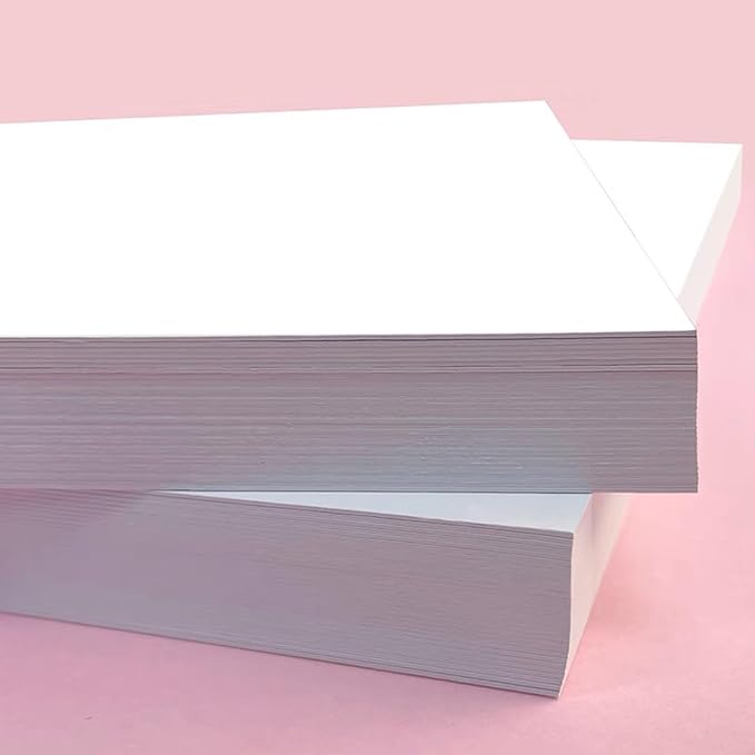100 Sheets White Cardstock Thick Paper
