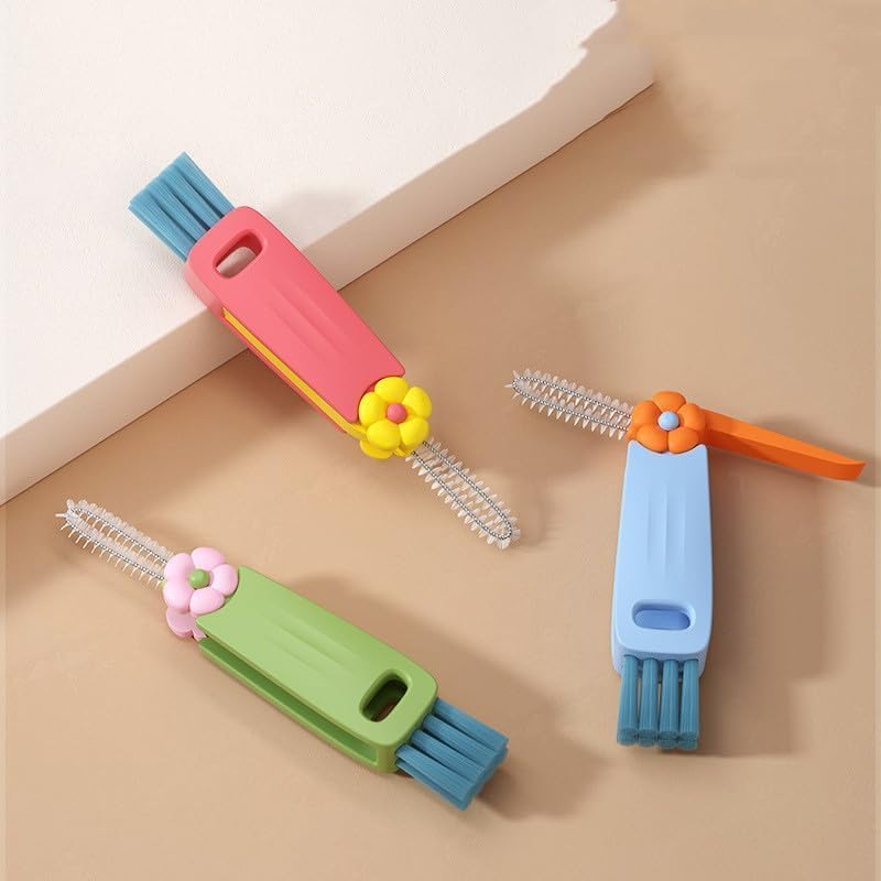 3 in 1 Cup Lid Cleaning Brush Set - Multifunctional Bottle & Cup Cleaner for Tight Spaces (3PCS)