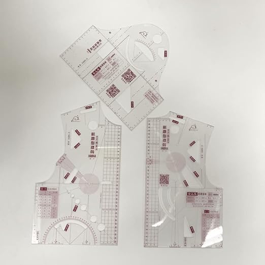 YILIANLIN 3X 1:5 Fashion Design Ruler Cloth Design School Student Teching