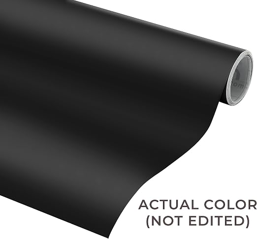 VViViD Black Matte DECO65 Permanent Adhesive Craft Vinyl