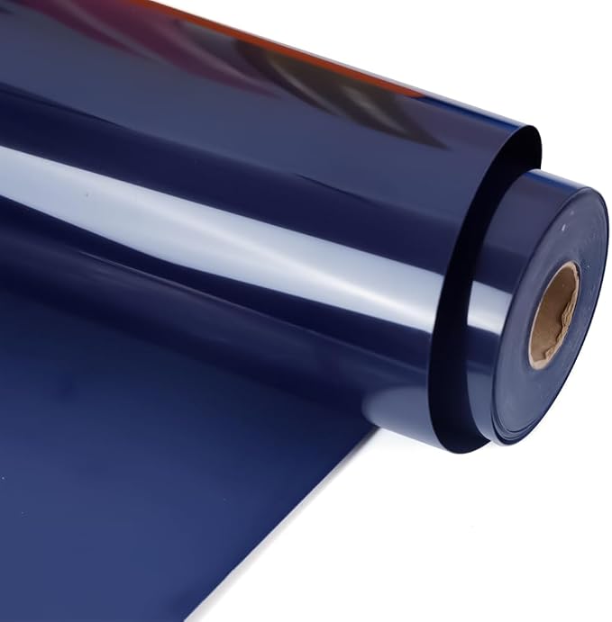 RENLITONG Navy Blue Iron on Vinyl 12Inch by 13ft Roll Heat Transfer Vinyl