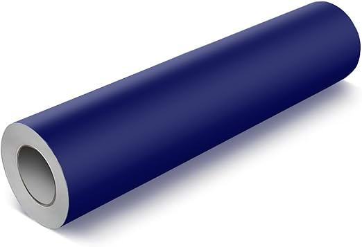 VViViD DECO65 Dark Blue Matte Permanent Adhesive Craft Vinyl