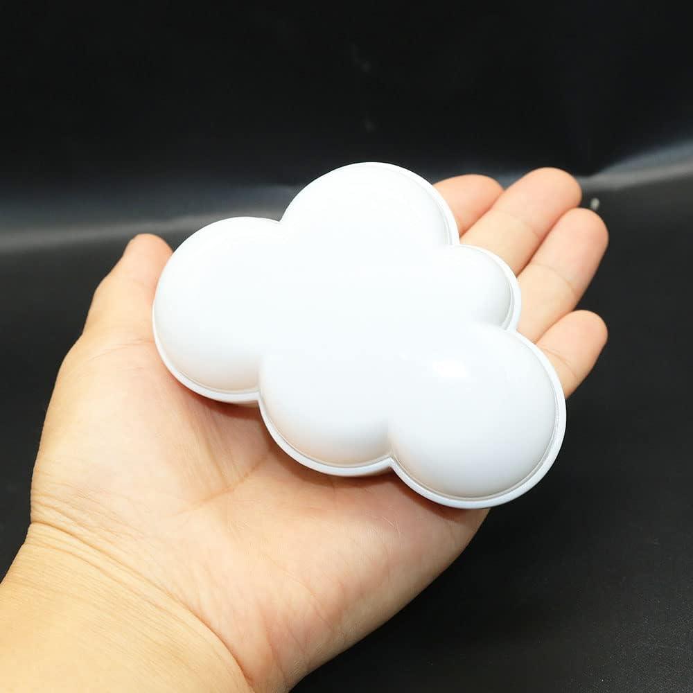 AUSAYE 2 Pack LED Night Light Plug in Lamp Cloud Night Light Mini Pretty Night Lights for Adults Kids NightLight White