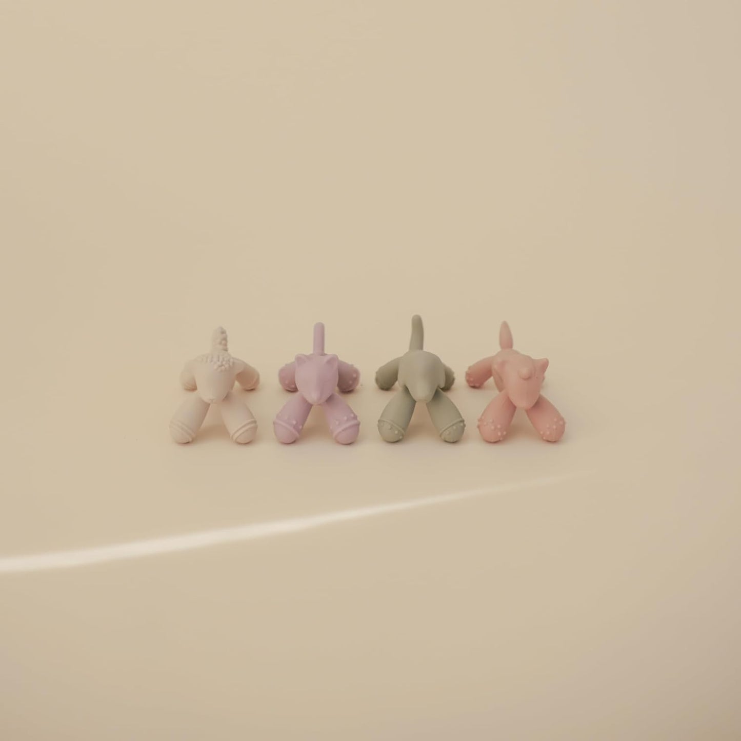 mushie Silicone Baby Teether Toy | Cat Figurine Teether