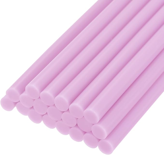 uxcell 20pcs Hot Glue Sticks for Glue Gun 7mm/0.27-inch x 4-inch Mini Hot Melt