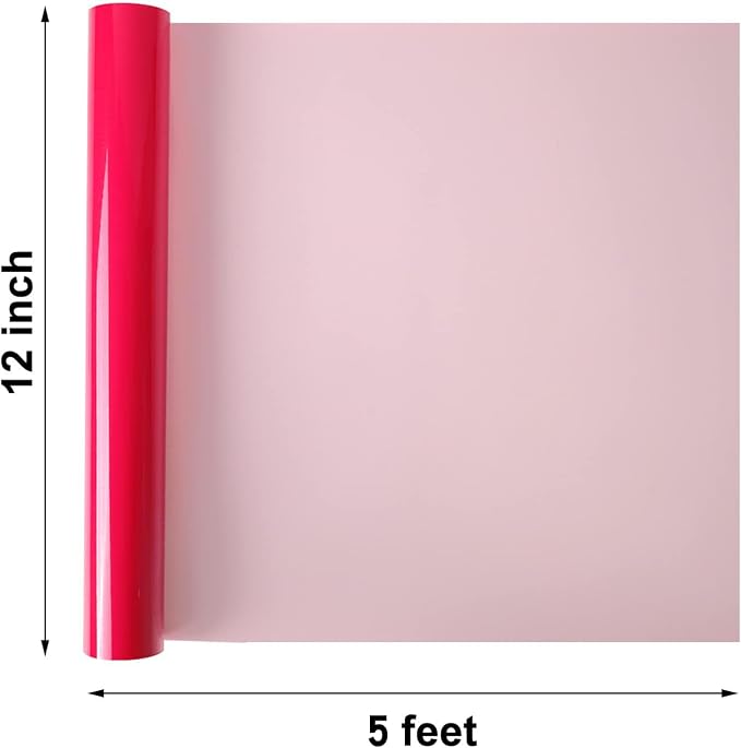 FUNKAKA Glow in The Dark Heat Transfer Vinyl Roll, Glow in The Dark HTV Vinyl
