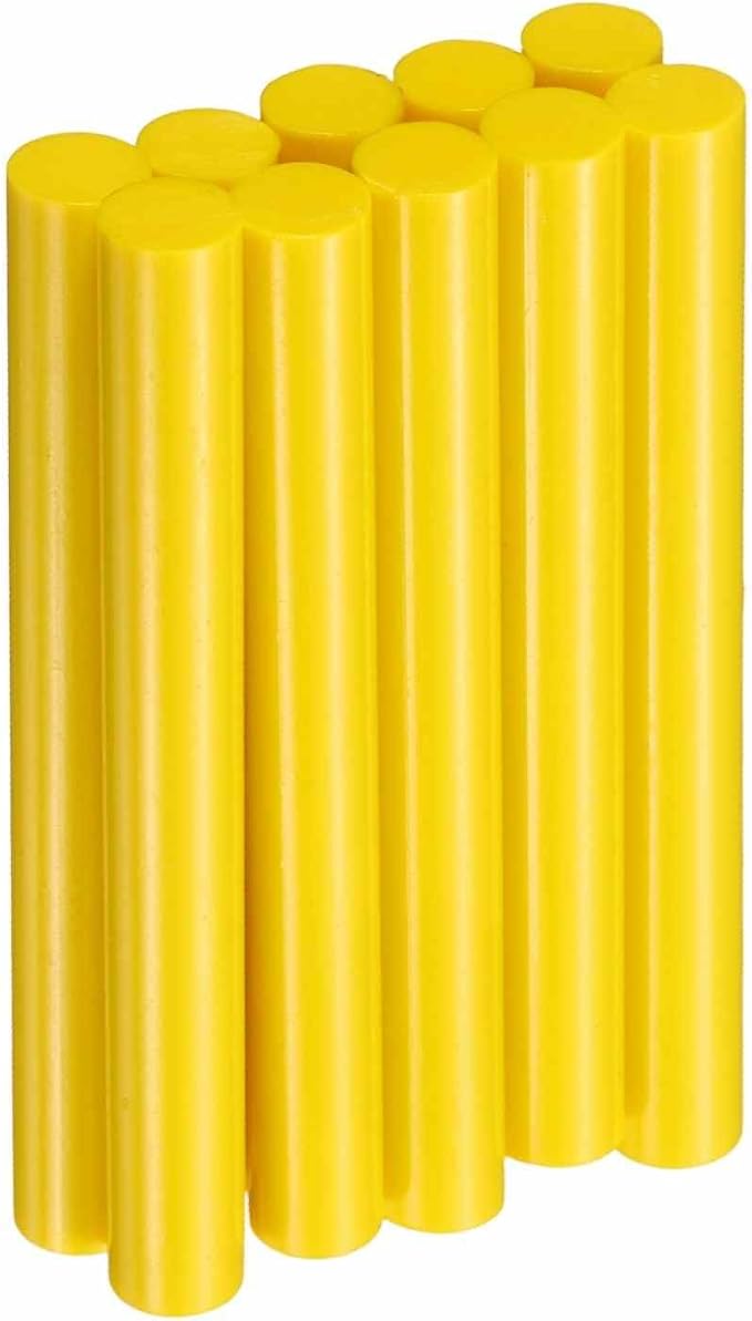 HARFINGTON 10pcs Hot Glue Sticks 0.43" Dia x 3.94" Long EVA Mini Hot Melt