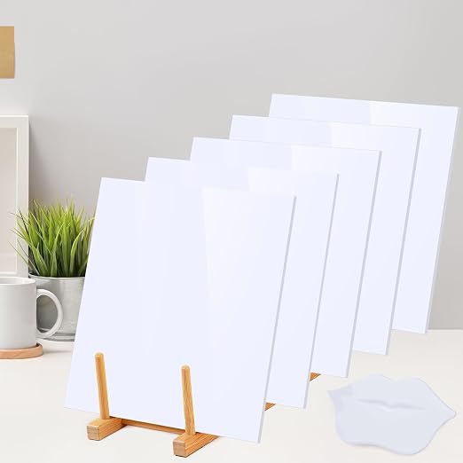 Adrattnay White Acrylic Sheets 1/8 Thick, Opaque Acrylic Sheets Acrylic Panel
