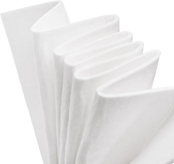 YOUEON 2 Pcs Large White Felt Fabric