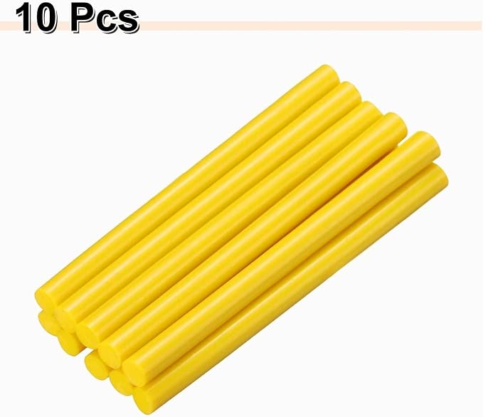 HARFINGTON 10pcs Hot Glue Sticks 0.28" Dia x 3.94" Long EVA Mini Hot Melt