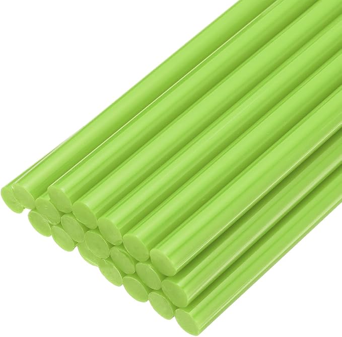 uxcell 20pcs Hot Glue Sticks for Glue Gun 7mm/0.28-inch x 10-inch Mini Hot Melt