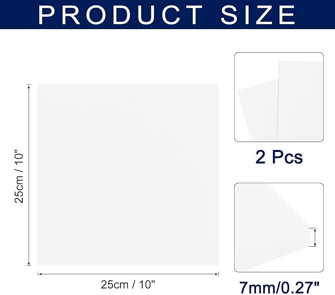 MECCANIXITY Foam Sheets Crafts 10x10 Inch 7mm EVA Craft Foam Paper Foam Sheets
