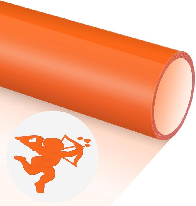 TransWonder 3D Puff Vinyl Heat Transfer Orange