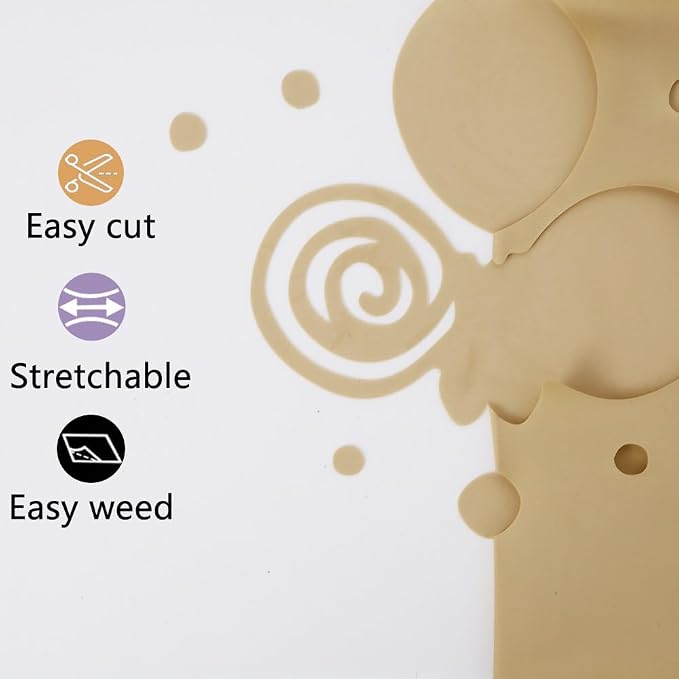 guangyintong Soil Golden Heat Transfer Vinyl HTV Rolls