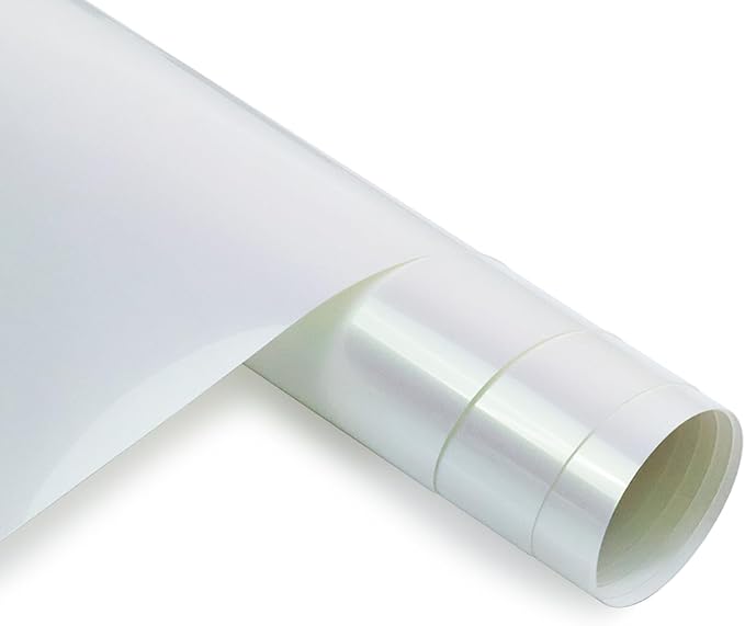 Chameleon HTV Vinyl, Gradient Iron On Vinyl White to Light Green 12" x6ft |
