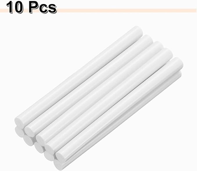 HARFINGTON 10pcs Hot Glue Sticks 0.28" Dia x 3.94" Long EVA Mini Hot Melt