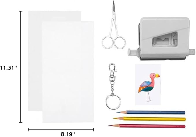 Glorex 21 x 29 cm Crazy Plastic, Transparent
