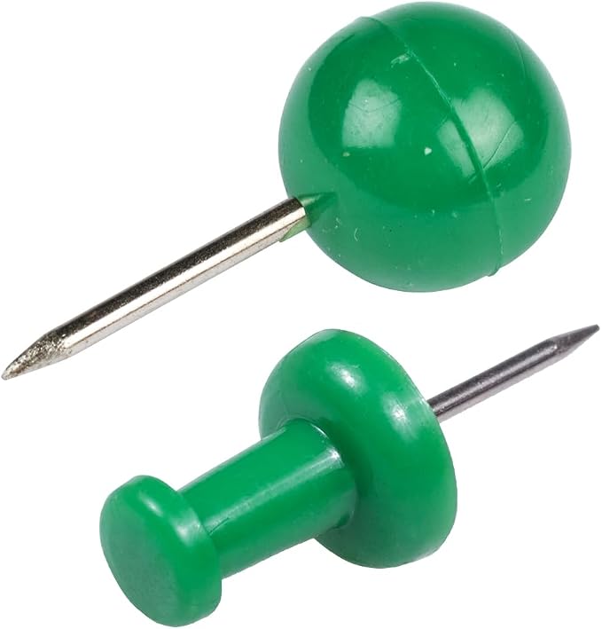 JAM PAPER Colorful Push Pins