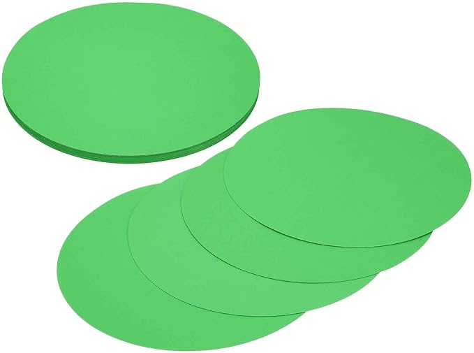 MECCANIXITY 24 Pcs Circle Card Stock, 9.8 Inch Round Cutouts Paper Thick