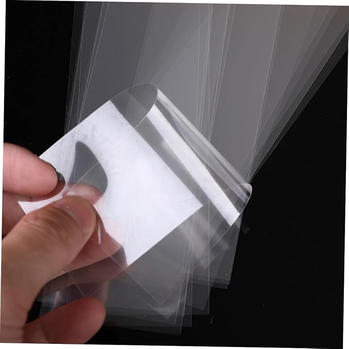 NUOBESTY Transparent Plastic Sheets 10 Pieces Clear Pet Film Sheets