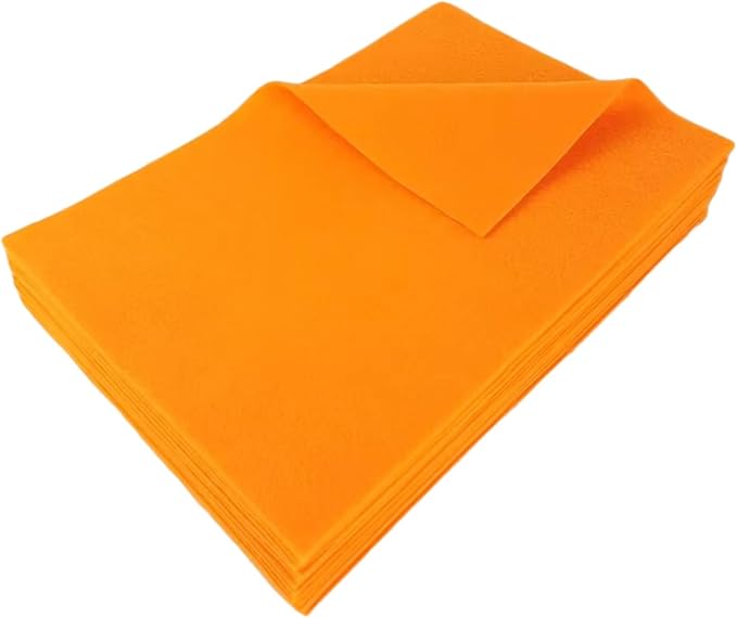 Jtnohx Color Felt, Soft Felt Sheets, 1.4mm Thick 8"x12" Handicraft Felt Fabrics