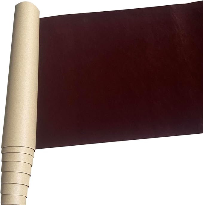 Adhesive Coffee Velvet Felt Fabric Liner, 4.7" x 98", Peel and Stick, Drawer