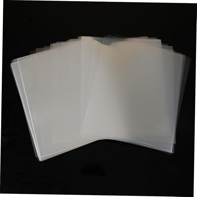 NUOBESTY Transparent Plastic Sheets 10 Pieces Clear Pet Film Sheets