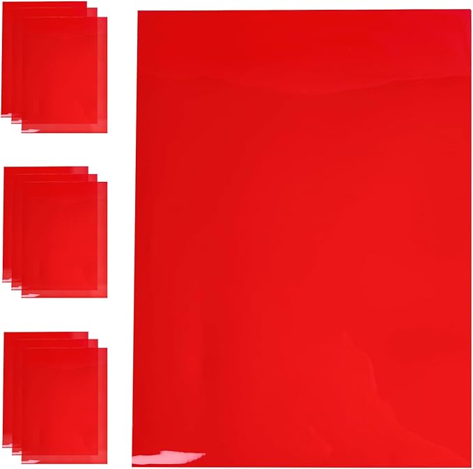Transparent PVC Faux Leather Sheets, Glossy Waterproof Clear Vinyl Fabric