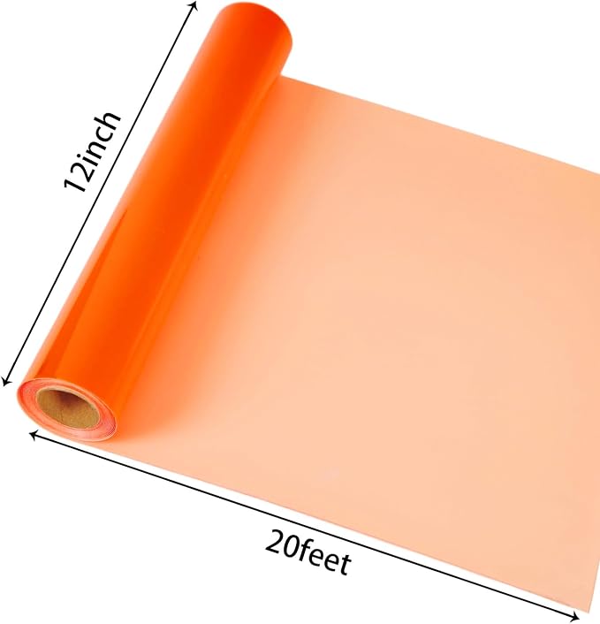 guangyintong Orange Puff Heat Transfer Vinyl HTV Rolls