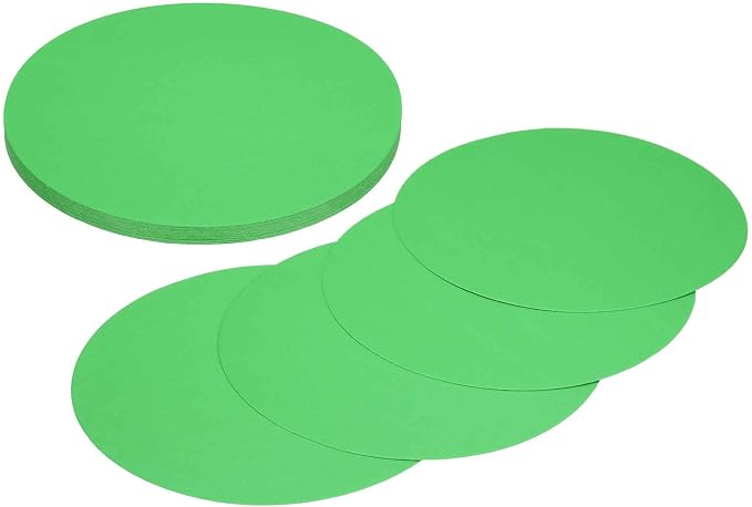 MECCANIXITY 24 Pcs Circle Card Stock, 5.9 Inch Round Cutouts Paper Thick