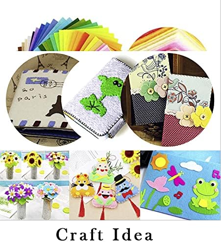 YYCRAFT Craft Soft Felt Sheets 9 Inch X 12 Inch