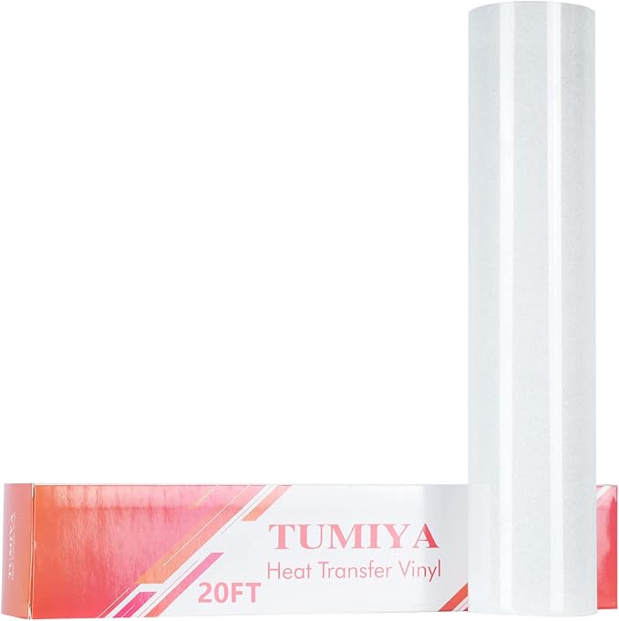 TUMIYA Glitter White HTV Vinyl