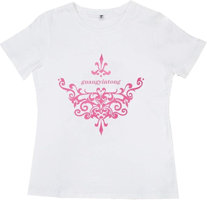guangyintong Heat Transfer Vinyl Pink HTV Rolls, Matte Surface
