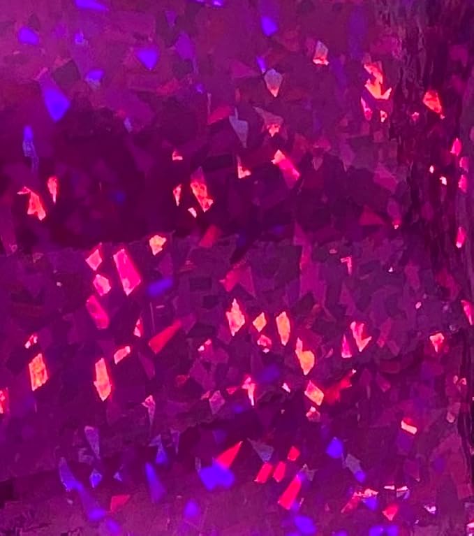 Holographic Crystal Sign Vinyl, HOLOCRYSTAL self-Adhesive Plastic