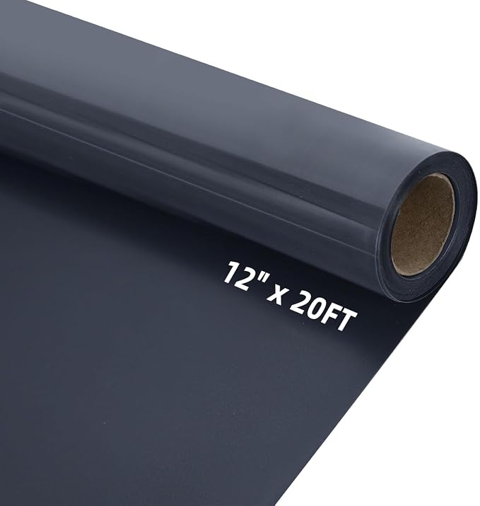 guangyintong Reflective Black Heat Transfer Vinyl HTV Rolls